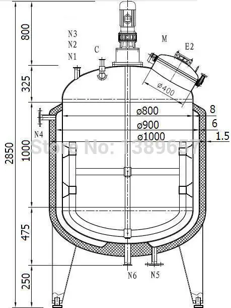 Mixng خزان للبيع (YLMT001)