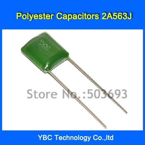 Free Shipping 500pcs/lot Polyester Film Capacitor 2A563J 100V 0.056UF 56NF