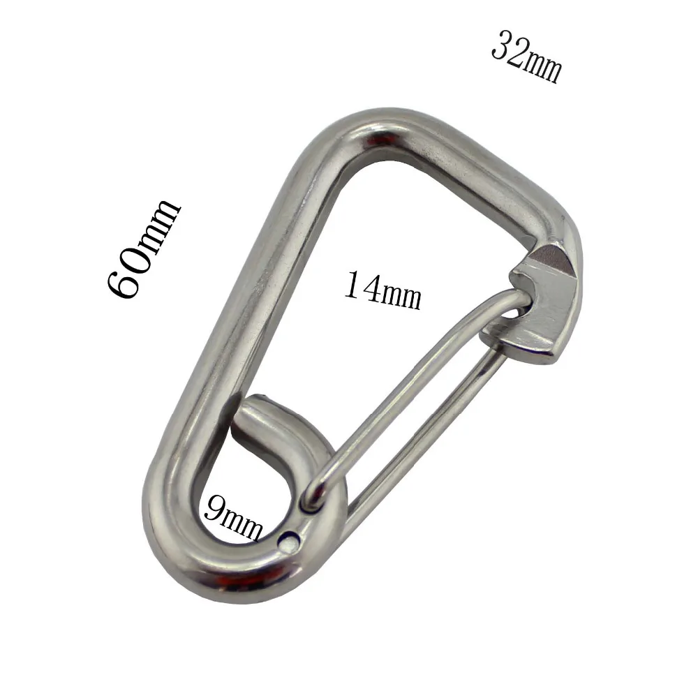 Multifunctionele Rvs Lente Karabijnhaak Outdoor Living Spring Snap Hook Quick Link Karabijnhaak Clip