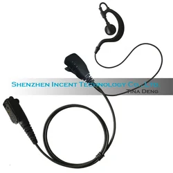 VOIONAIR G Shape Ear Hook Earphone Earpiece Headset Speaker PTT for Airbus EADS THR8 TH1N TETRA Radio