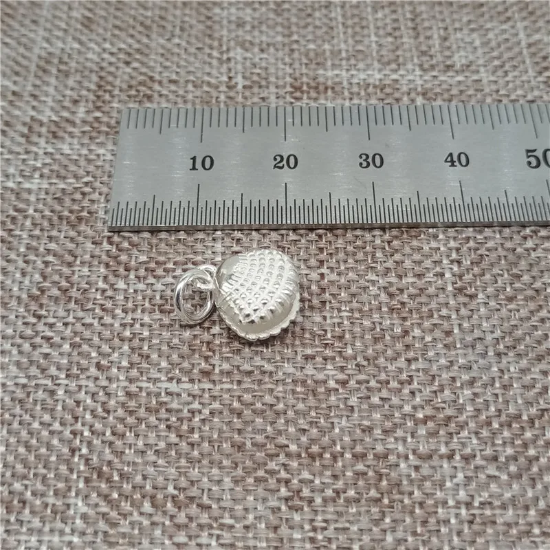 4 Pieces of 925 Sterling Silver Sea Shell Charms Ocean Beach for Bracelet Necklace