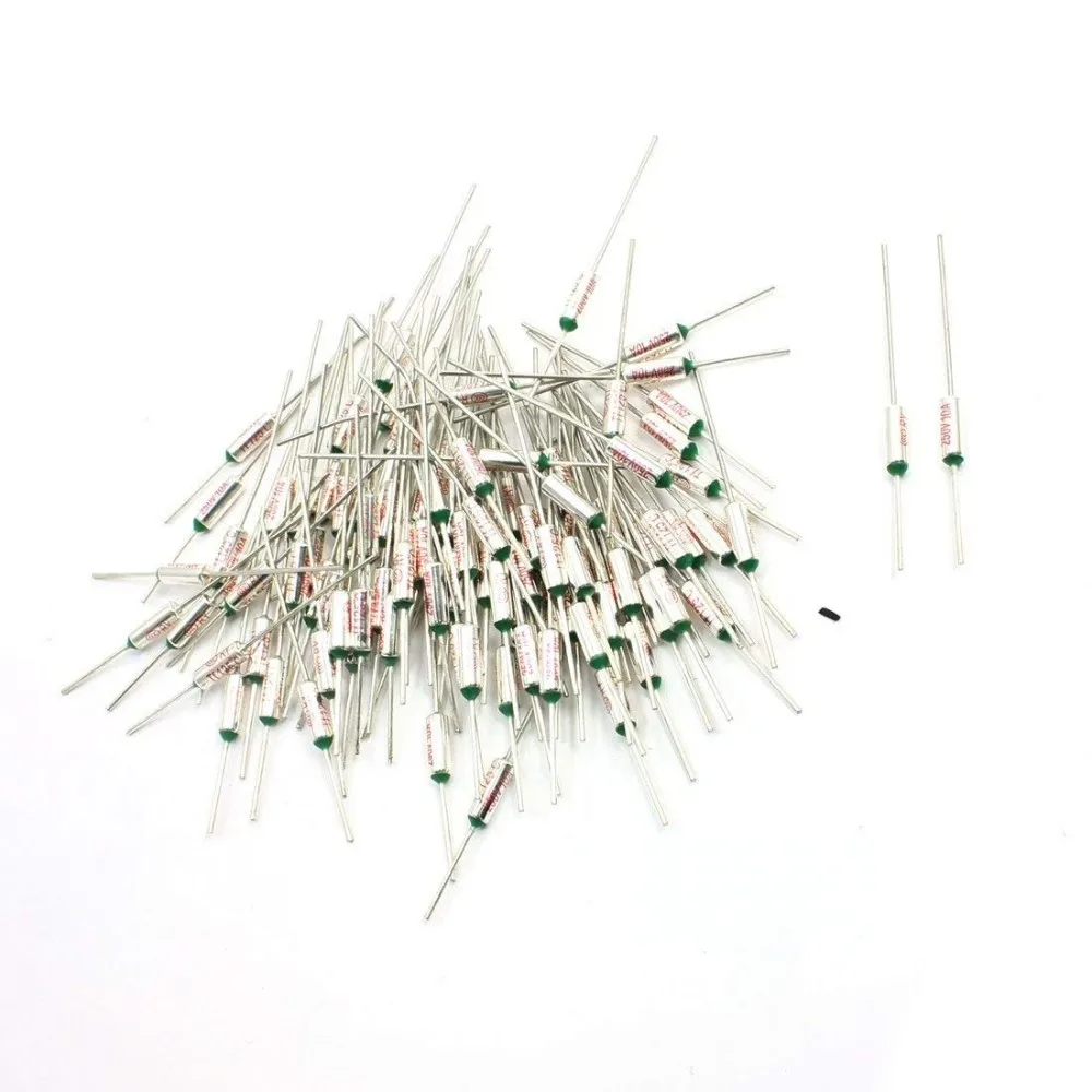 Temp Thermal Fuse 65C~285C 240C 216C 192C 185C 172C 150C 133C 121C Celsius 15A 10A 250V Temperature Fuses Thermal Cut off 100PCS