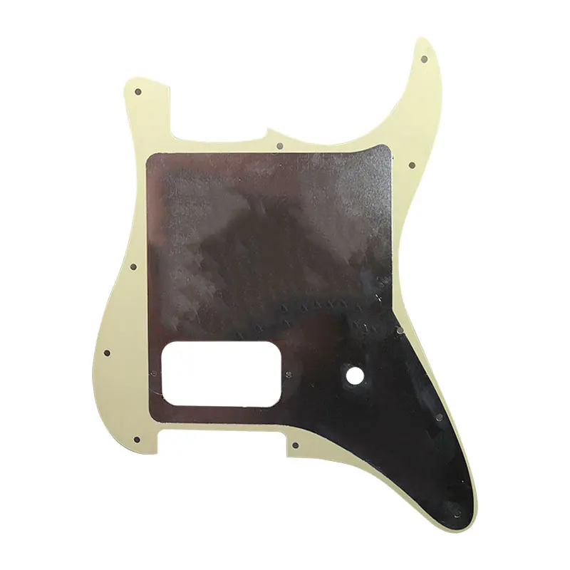 Pleroo Custom Guitar Parts - For Left Handed 11 Holes USA\\ Mexico Fd Strat ST Strat Blank Pickguard With Bridge Humbucker