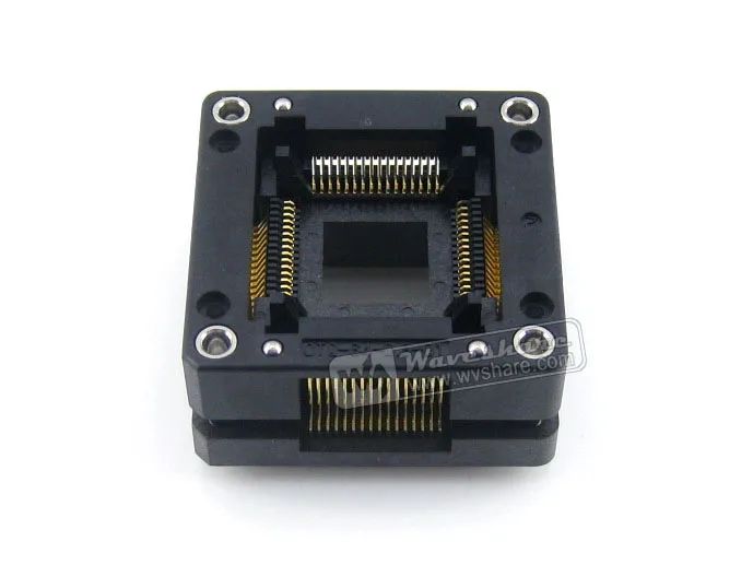 OTQ-64-0.8-01,Enplas IC Test & Burn-In Socket, For QFP64/TQFP64/FQFP64/PQFP64 Package