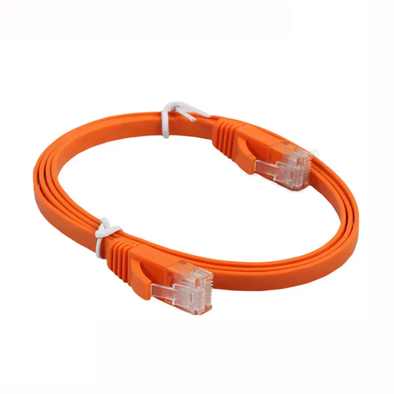 Câble réseau Ethernet LAN CAT6 pour PC, port RJ45, en cuivre pur, ultra-mince, plat, pour routeur d'ordinateur portable, PS4, XBOX