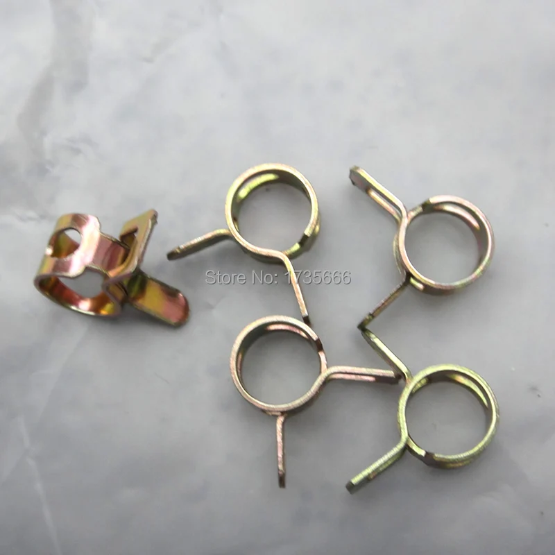 

2000PCS New 10mm Spring Car Oil Water Hose Pipe Tube Clamp Fastener air hose tube fuel pipe Universal fit size