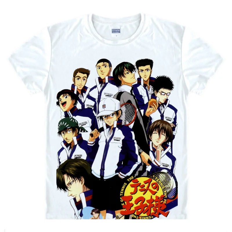 Ryoma Echizen Kunimitsu Tezuka T Shirt The Prince of Tennis TeniPuri Tenisu no Ojisama Shirt Premium T-Shirt Short Sleeve Shirts