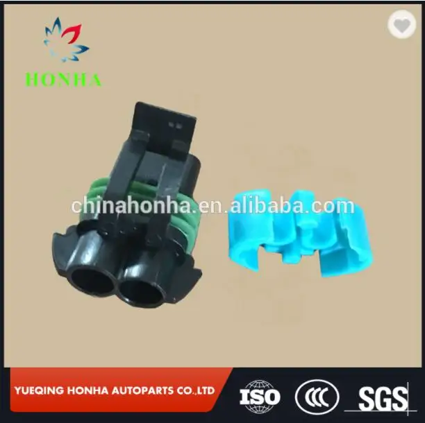 Free shipping 5sets 2pin  2 Way Female Sensor Plug Auto Car fan plug Connector 15300027 for Delphi