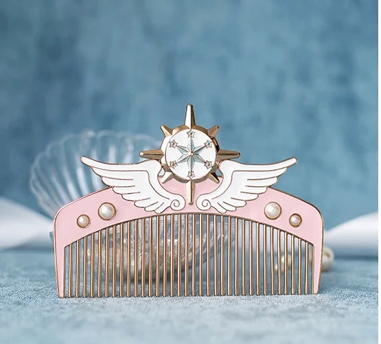 Anime Cardcaptor Sakura Cute Anti-static Comb Dream Magic Wand Hair Combs Hair Styling Tools cosplay Accessories