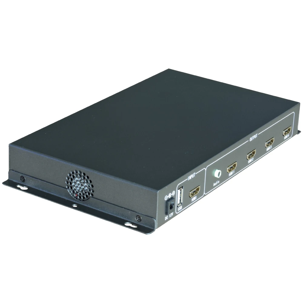 Video Wall Controller Voor 4 Eenheden, Usb Flash Disk Play Functie, Video Wall Processor, multi-Scherm Splicing Processor