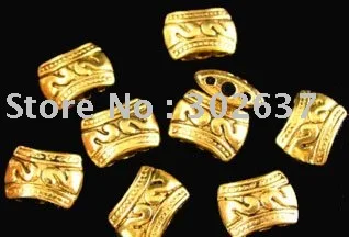 

FREE SHIPPING 150pcs Antiqued gold plt 3 Holes bail style spacer beads A29G