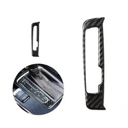 For Audi A4 B8 A5 Q5 2009 - 2013 2014 2015 2016 Carbon Fiber Car Interior Center Control Gear Shift Panel Switch Button Cover