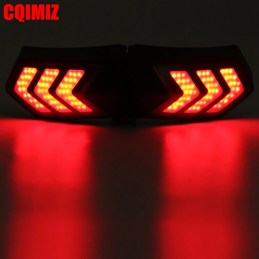 Universal 12V Wireless Motorcycle LED Smart Brake Light Turn Signal Light Indicators For Motorcycle Helmet