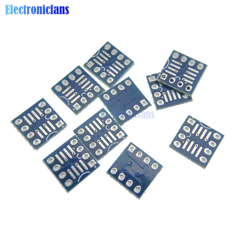 10PCS SOP8 SO8 SOIC8 TO DIP8 Interposer board pcb Board Adapter Plate New