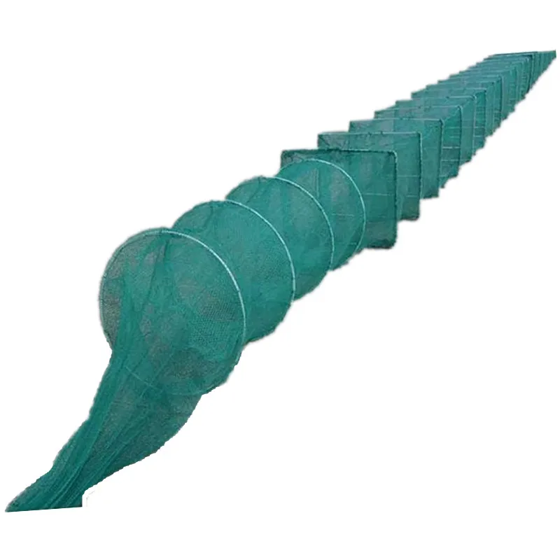 New total lenght 6M 17sections network fishing trap fishing net china pesca potes herramientas turtle crab cage shrimp net pote