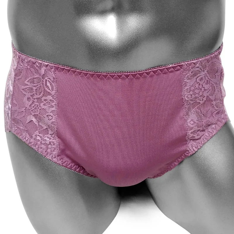 Sissy calcinha de renda cueca para homens, lingerie sexy macia, roupa íntima, biquíni sexy para homens, roupa de baixo erótica