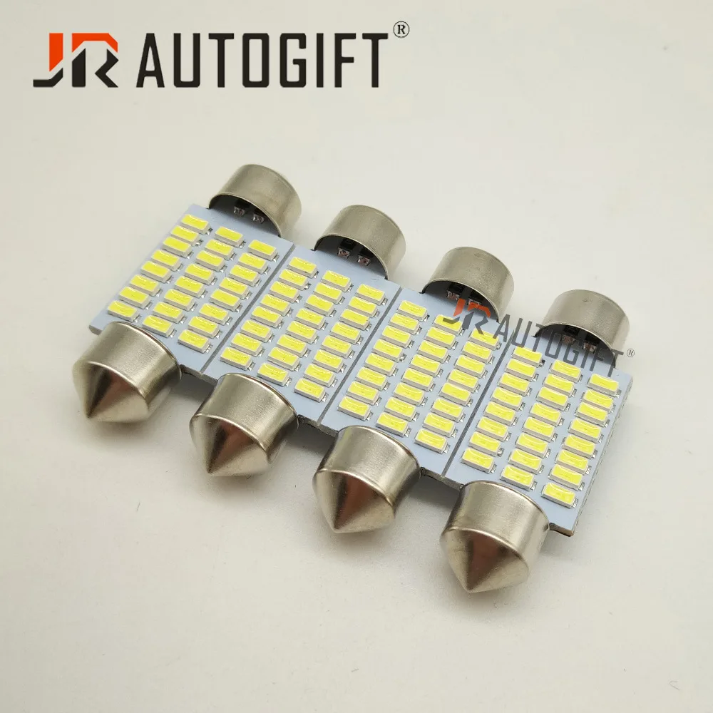 10pcs Festoon 31/36/39/41mm LED Bulb C5W C10W ft 4014 24/30/36/39 LED Auto Interior Reading Lights Door Doom Lamps Car Styling