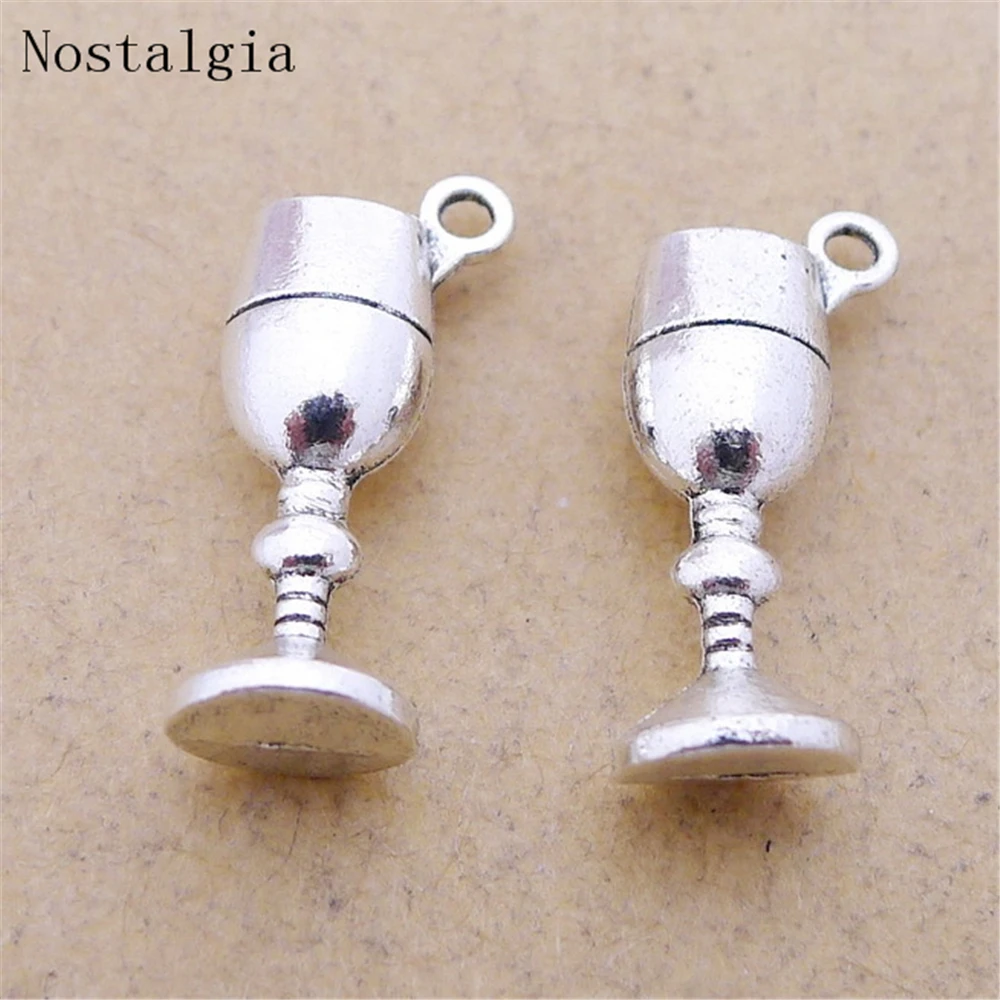 Zinc Alloy Charms For Jewelry Making Wine Glass Charm fit DIY Bracelet Necklace Diy Jewelry For Goblet Charms Wine Glass Charms