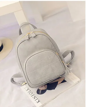 New Korean Backpacks Fashion PU Leather Shoulder Bag Crocodile Pattern Small Backpack Embossed Leisure Bags 1560