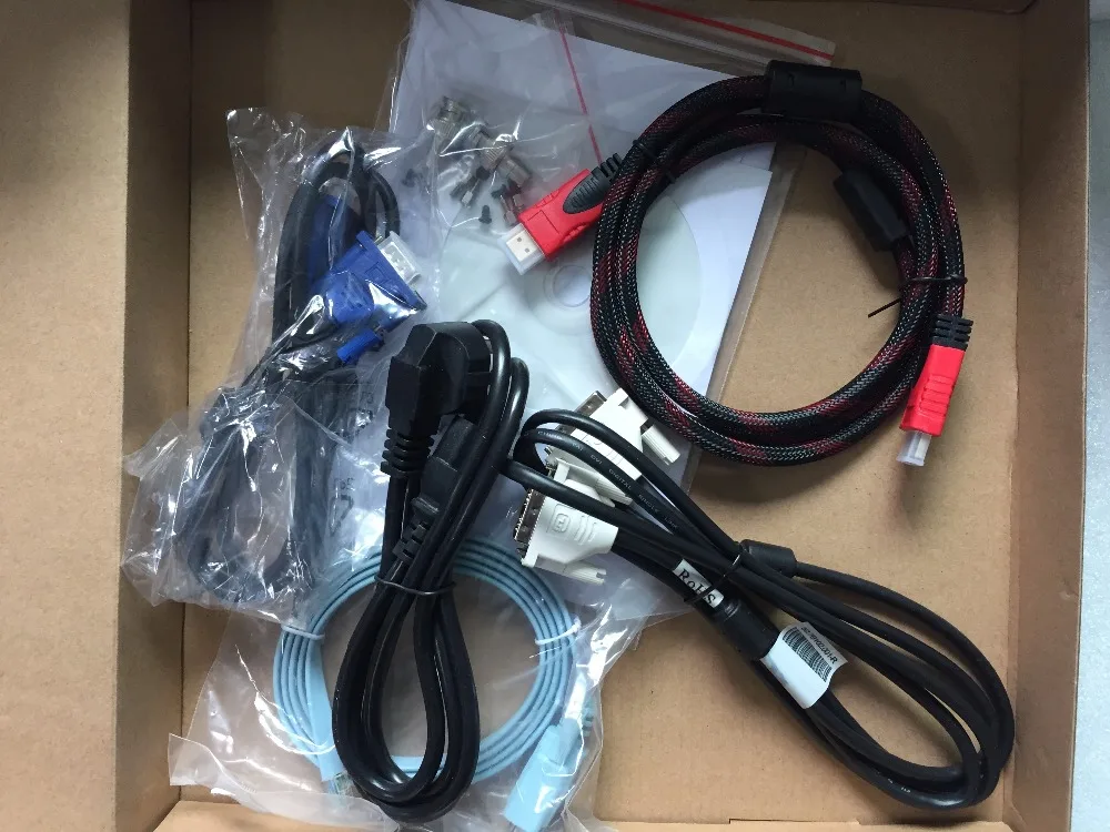 Invio card + KYSATR KS600 LED processore video scaler 1920*1200 Supporto DVI VGA HDMI, parete video a LED controller NOVA e LINSN