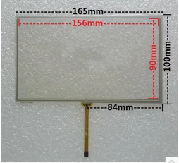 

At070tn90 at070tn92 at070tn93 New 7 inch resistive handwritten touch screen 165MM*100MM 165*100 mm