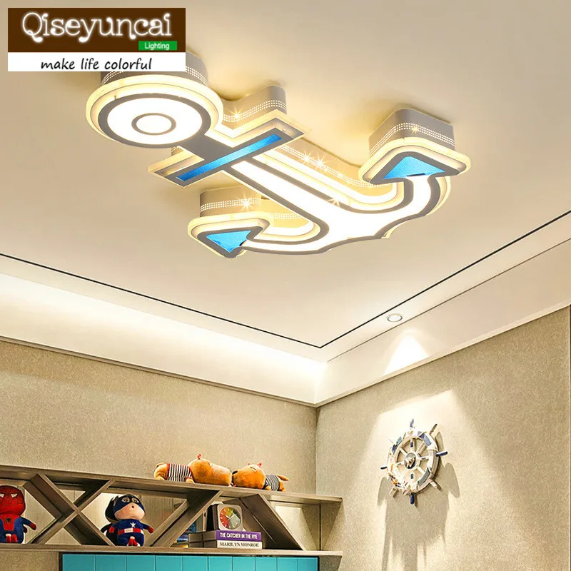 

Qiseyuncai Simple Ideas Children's Room Eyes Ceiling Lights Cartoon Anchor Kindergarten Boys & Girls Study Room Bedroom Lamps