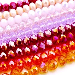 AB color 2/3/4/6/8/10/12mm 5040 crystal rondelle glass beads special diy jewerly all size wholesale quality free shipping-6