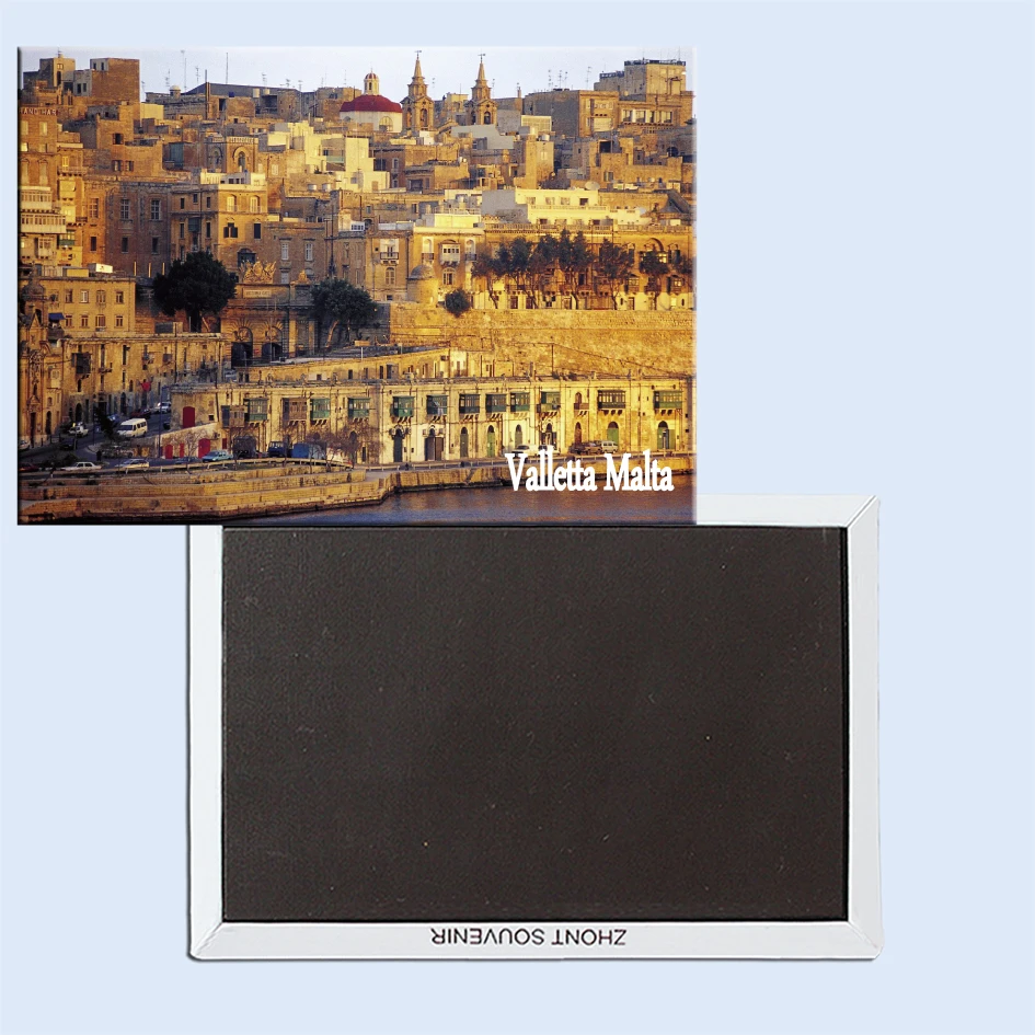 Valletta, Malta, Magnetic Refrigerator Affixed With Tourist Souvenirs Home Accessories 24896