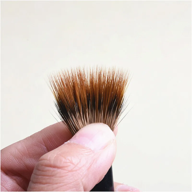 Pincel de escrita de cabelo de coelho, caneta pincel requintado de escrita de coelho pequeno regular, pincel profissional de pintura meticulosa de caligrafia