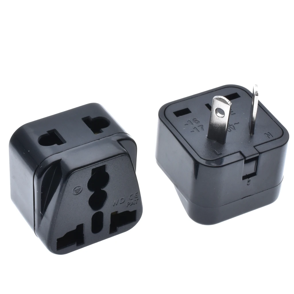 Universal United States Canada Taiwan Philippines Thailand power connector uk au to japan us travel adapter plug