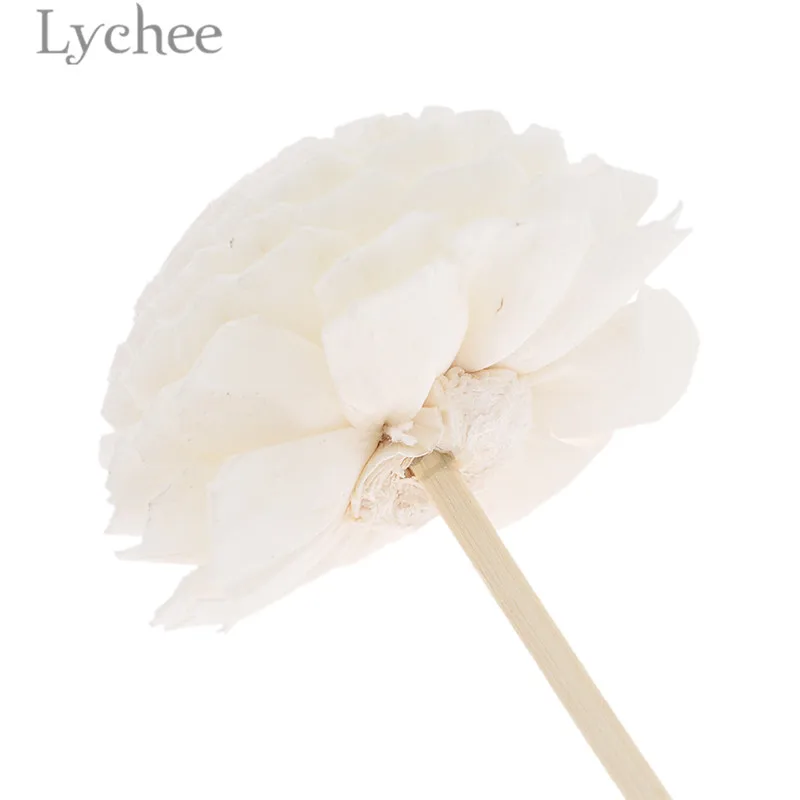 Lychee Life 5pcs Daisy Flower Rattan Reeds Fragrance Diffuser Non-fire Replacement Refill Sticks Home Decoration