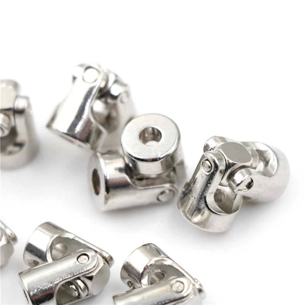 Stainless Steel Metal Universal Joint Cardan Couplings for RC Car Boat D90 SCX10 RC4WD 1pc