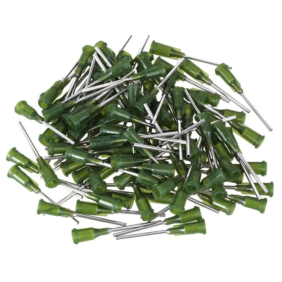 Produktbild von PATIKIL 21Ga Dispensiernadeln – 18 Stück, 1,5 Zoll, Stumpfe Spitze, Luer Lock, Für Kleber, Tinte, Öl (lila)