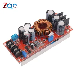 Professional DC 20A 1200W DC-DC Step Up Boost Converter Power Supply 8-60V 12V Step Up to 12-83V 24V 48V With Heat Sink