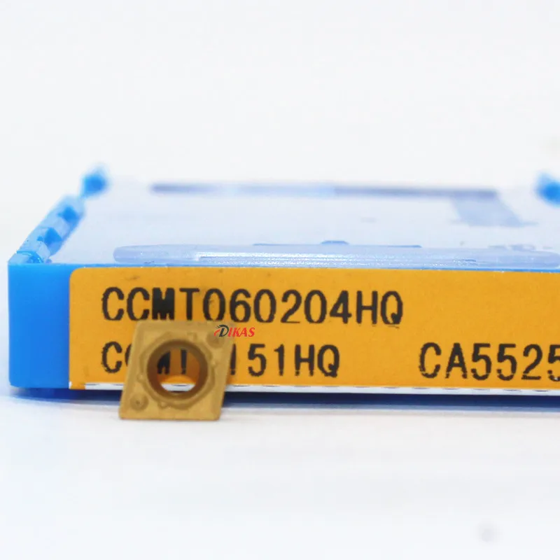10 قطعة CCMT060204 CCMT09T304/08 HQ CA5525 صغيرة المعين كربيد الداخلية تحول إدراج