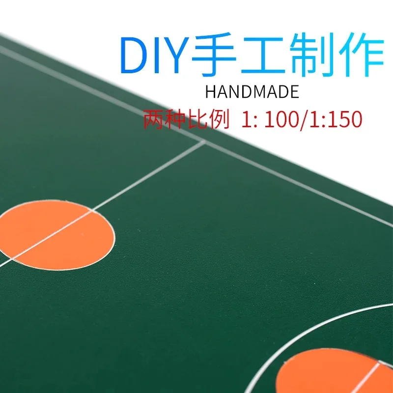 Basketball court scene building model landscape sand hard plastic multiple proportions