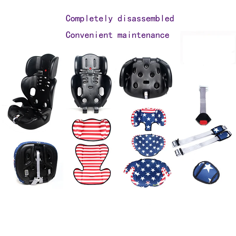 Dropshipping Child Car Safety Seat Portable ISOFIX Hard Interface Five Point Harness 0-12 Y 3C Certification Toddler Car Seats