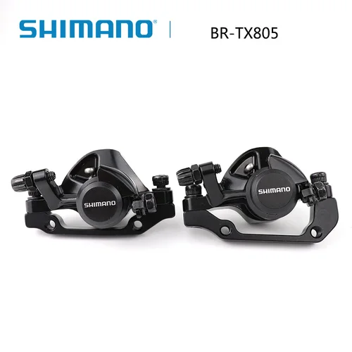 Imagen 2 del producto Pinza de freno de disco Shimano Tourney TX805 con almohadillas de resina freno delantero trasero MTB actualización de freno de disco mecánico para m375