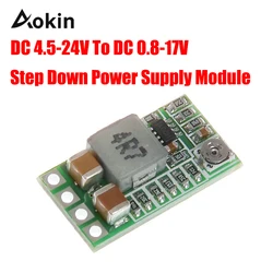 Ultra-Small Mini DC-DC Step Down Power Supply Module 3A Buck Converter Adjustable 1.8V 2.5V 3.3V 5V 9V 12V for Arduino diy kit