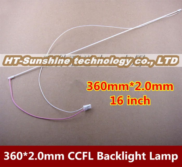 

5pcs x Universal 16 inch Backlight CCFL Lamps with Wire and Harness 360mm for 16'' 4:3 LCD Screen Freeshipping