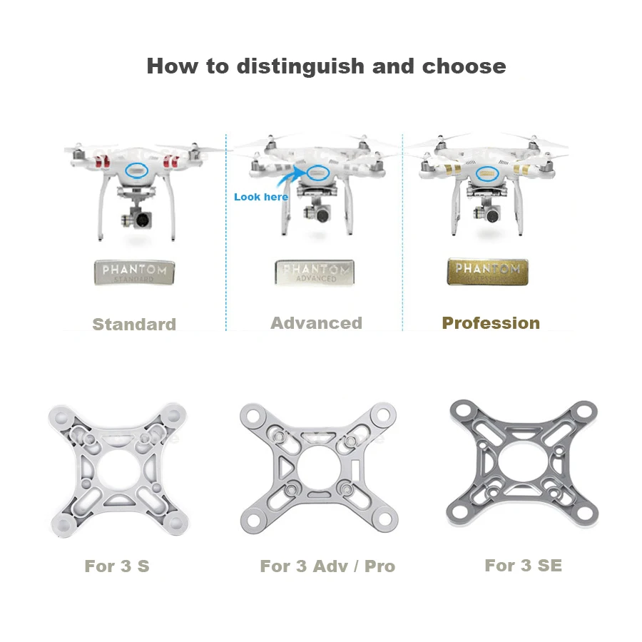 Gimbal Vibration Dampers Plate Camera Protection Gear Shock-absorbing Board for DJI Phantom 3 Standard Advanced Professional 3SE