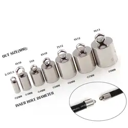 10pcs 2/3/4/5/6/7/8mm Stainless Steel Clasps Hooks Cords End Caps Cord For Jewelry Making Bracelet Necklace DIY Jewelry Findings