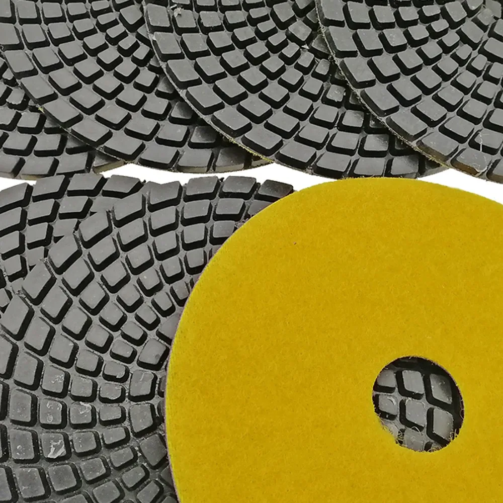 DIATOOL 8pcs/set Professional polishing pads for marble & granite Diameter 100mm sanding discs