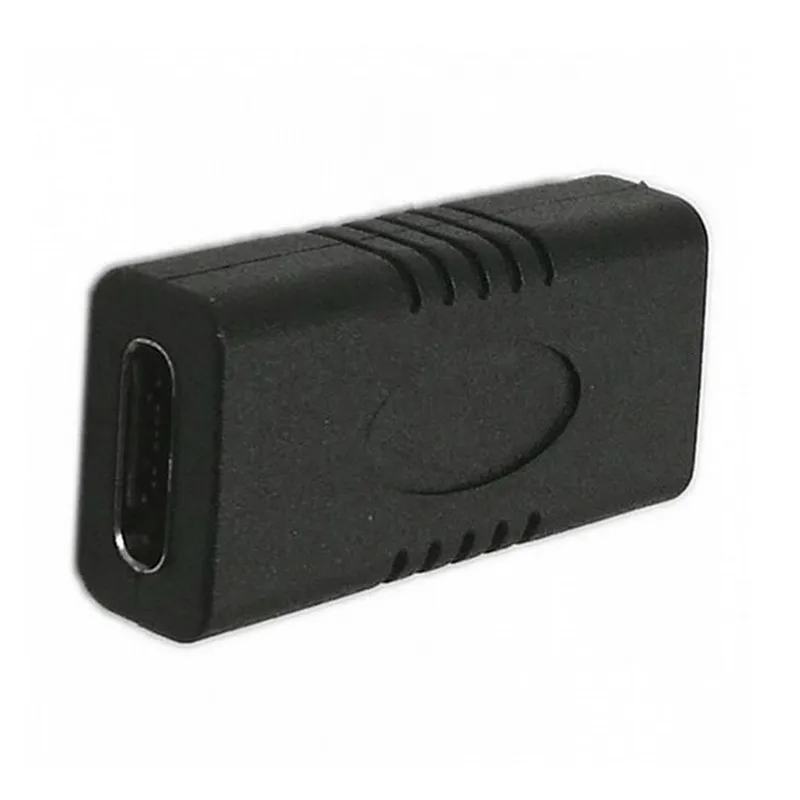 1 buah USB-C 10Gbps USB 3.1 tipe-c 24Pin adaptor ekstensi Female ke Female untuk ponsel & Laptop