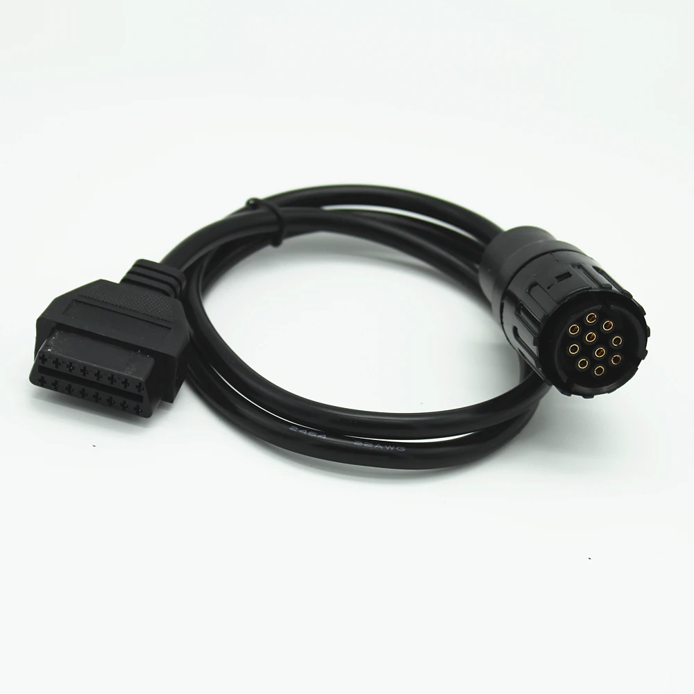 

Диагностический кабель OBD2 для BMW ICOM D, кабель для мотоцикла для мотоциклов, 10-контактный адаптер для bmw