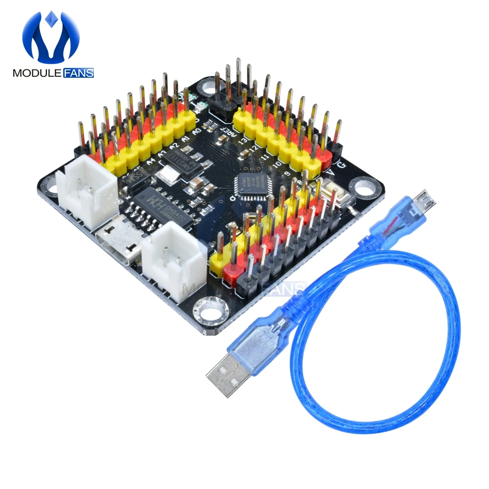 CH340 G Ch340g Expansion Module For Arduino ATMEGA328P 328 NANO V3.0 3.0 Replace FT232RL Development Board USB Cable