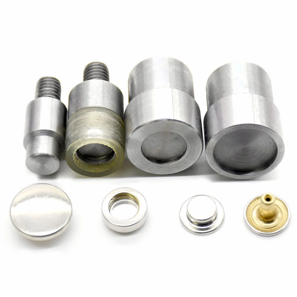 20 Set Brass Snap-Fasteners Molds Snaps Buckle Environmentally Invisible Jacket Rivet Buttons