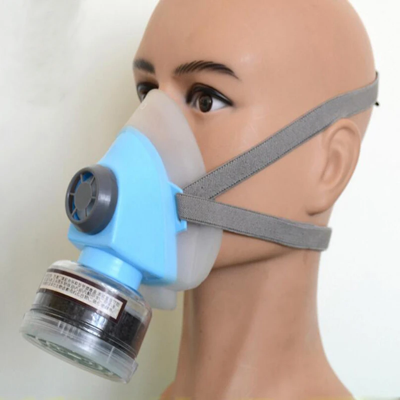 Safety Anti-dust Paint Spray Pesticide Gas mask Half face Respirator with filter