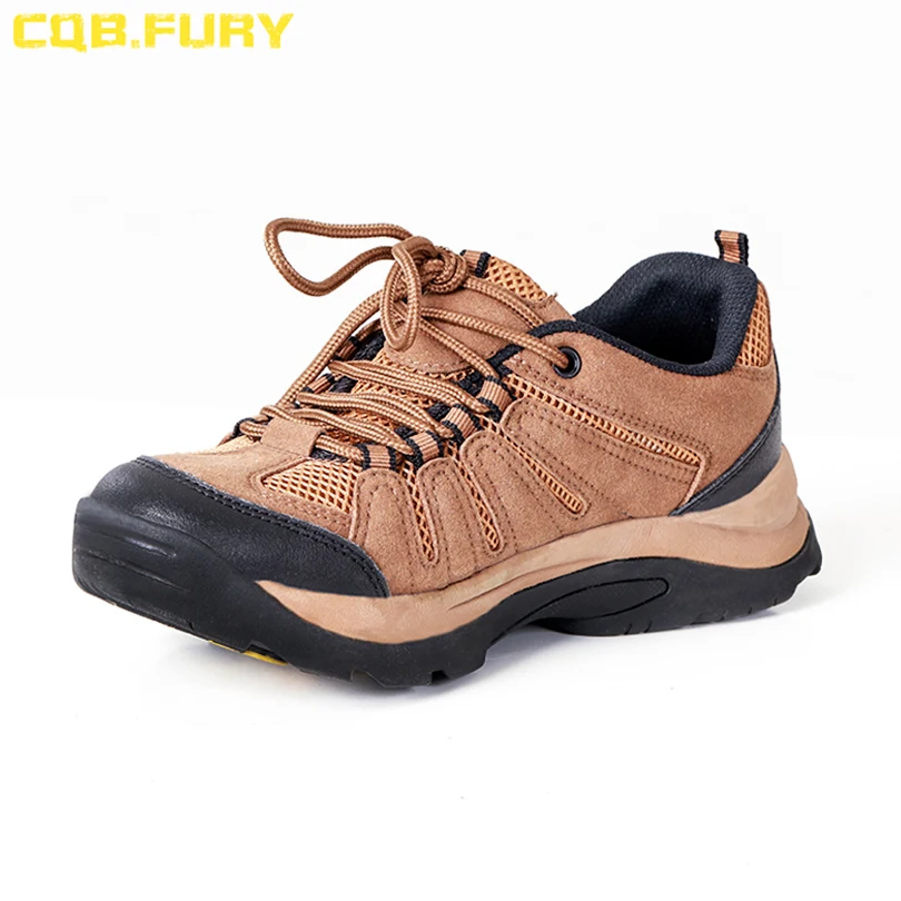 

CQB.FURY Mens autumn tactical super light desert boots ankle strap sand color wearable martin shoes walking and runningsize38-46