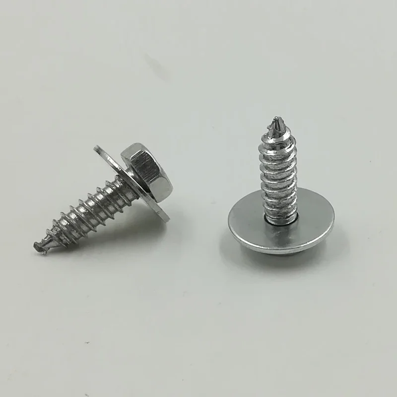 KE LI MI Galvanized silver Metal Rivet Body Screw Interior Trim Panel Hex Bolts Car Fender Fastener Rivets